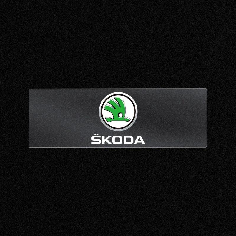 Car Sticker 2025 Hot Car Door Handle Stickers Car Window Wiper Decor Emblem For Skoda Rapid Octavia A2 A4 A5 A7 Karoq Fabia Kodi