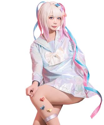 [Milky Time] NEEDY GIRL OVER DOSE Косплей с париком, Аме-тян, Супер Тен-тян, Хэллоуинская матросская форма (Супер милая Тэнши-чан)