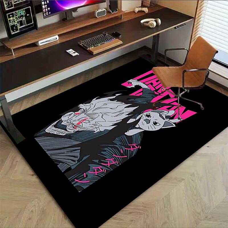 1 шт. Danganronpa Домашний Офис, Прочный Полиэстеровый Коврик для Пола с Легкой Очисткой, Декор для Офиса, Городской Стиль, Нескользящая Основа