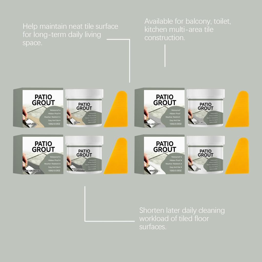 Premixed Grout with Strong Bonding for Wall and Floor Tiles, Multiple Colors Available