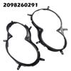 1 Pair Headlamp Gasket Left Right For Mercedes W209 CLK 2003-2009 Headlight Slealers Auto Front Lamp Gaskets Kit Black