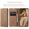 Retro PU Leather Flip Case for iPhone - Magnetic Wallet Cover with Stand Function