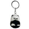 Брелок с пандой из меха норки, сумка, подвеска, креативная милая черная, белая сумка с пандой для мобильного телефона, плюшевые аксессуары для ключей