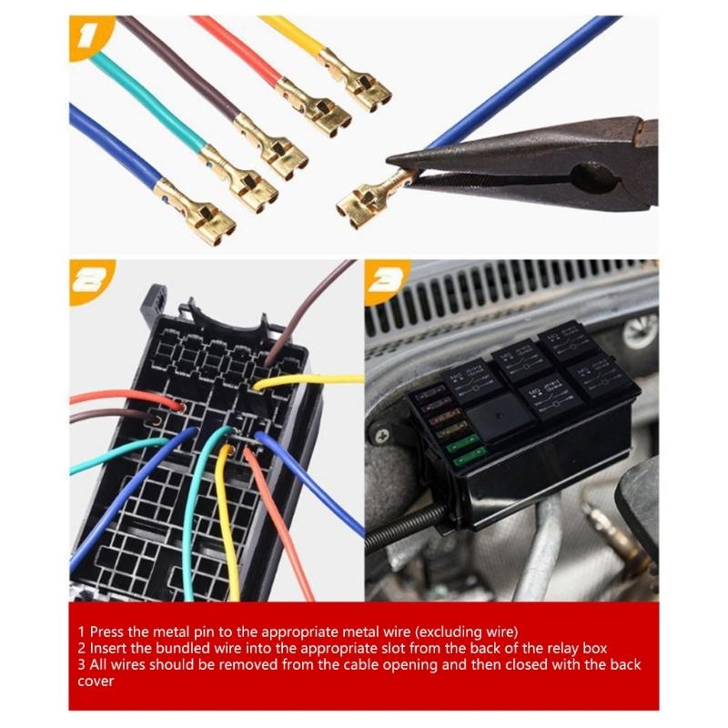 Блок предохранителей Блок распределения питания с шиной для распределения высокого тока 12В 24В Автомобильное Морское применение