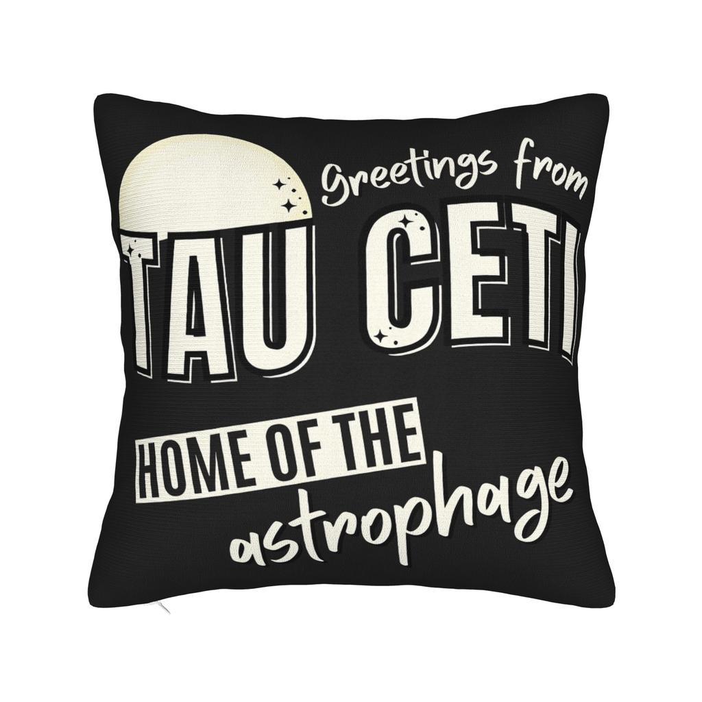 Project Tau Ceti Pillow Case Soft Pillow Cover For Living Room Bed Chair Vintage Pillowcases