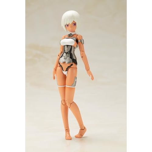 Kotobukiya Frame Arms Girl Leticia Silver Ver., Approximately 150mm Tall, Non-scale Plastic Model
