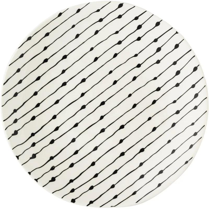 Nordic Creative Geometry Plate Ceramic Snack Cake Plate Simple Decoration Plate Dish Steak Plate Tableware Decorative Plate
