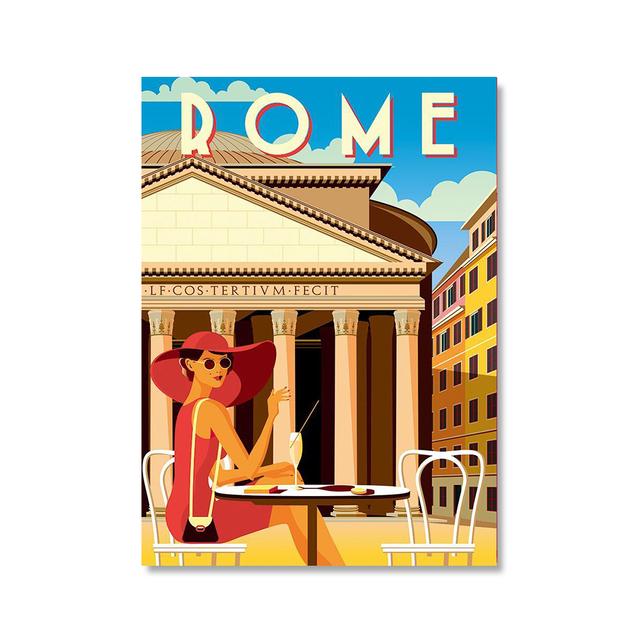 Италия Африка Марокко Путешествие Винтаж Домашнее украшение Пейзаж Традиционный пляж Плакат Винтаж