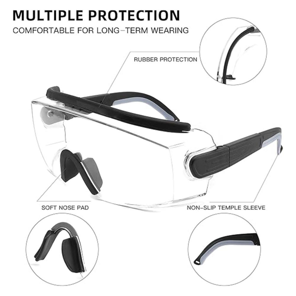 Anti-Splash Eye Protection Glasses Clear Industry Chemical Eyeglasses Safety Goggles Men and Women