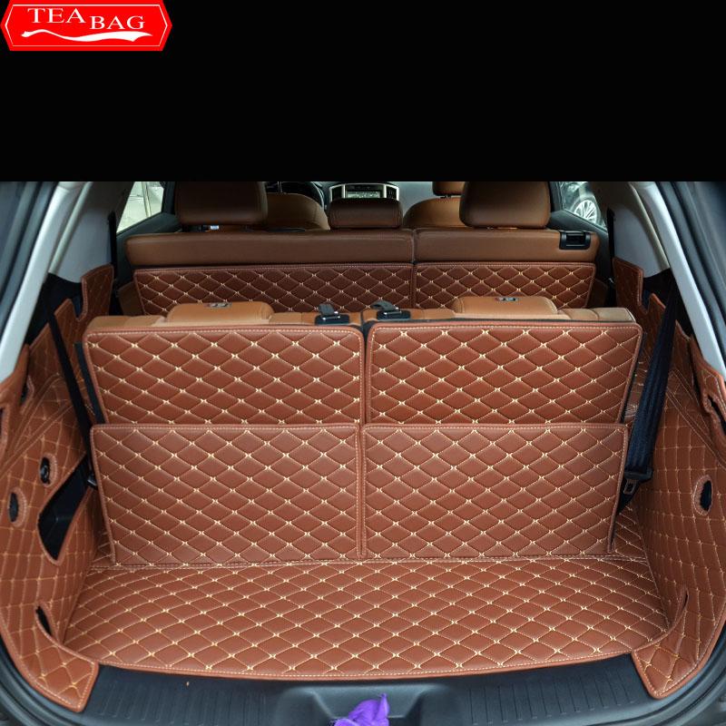 Для Changan cs95 2017-2023 Авто Стайлинг Защита Багажника ПУ Кожаный Коврик Ковер Салон Модификация Накладка Деталь Аксессуары
