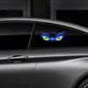 Solar Car Warning Lights Demon Eye Window Light with Suction Cup, Rechargeable Devil Auto Glass Decoration Lamp, LED Windshield Lamp for Auto,