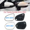 For Toyota Corolla 2014 2015 2016 2017 2018    Car Outside Wing Door Side Rearview Mirror Lens Glass with
