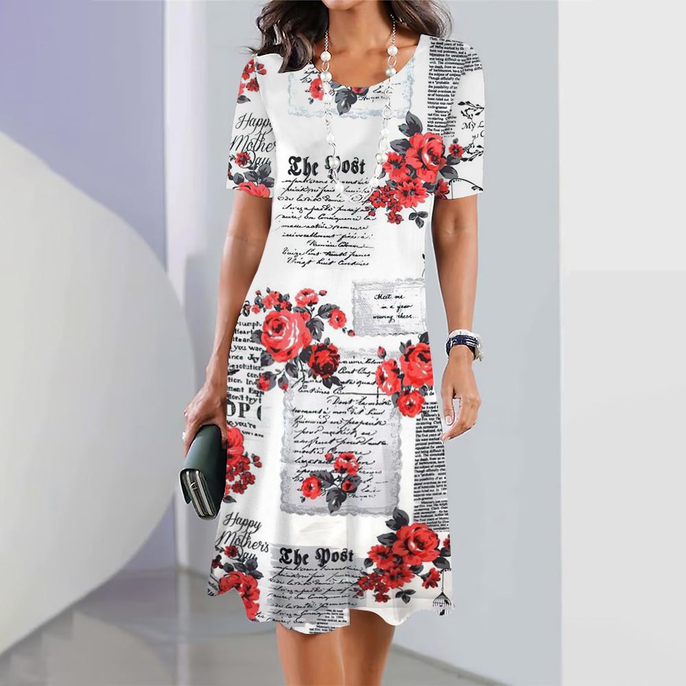 Женские элегантные платья летнее платье средней длины