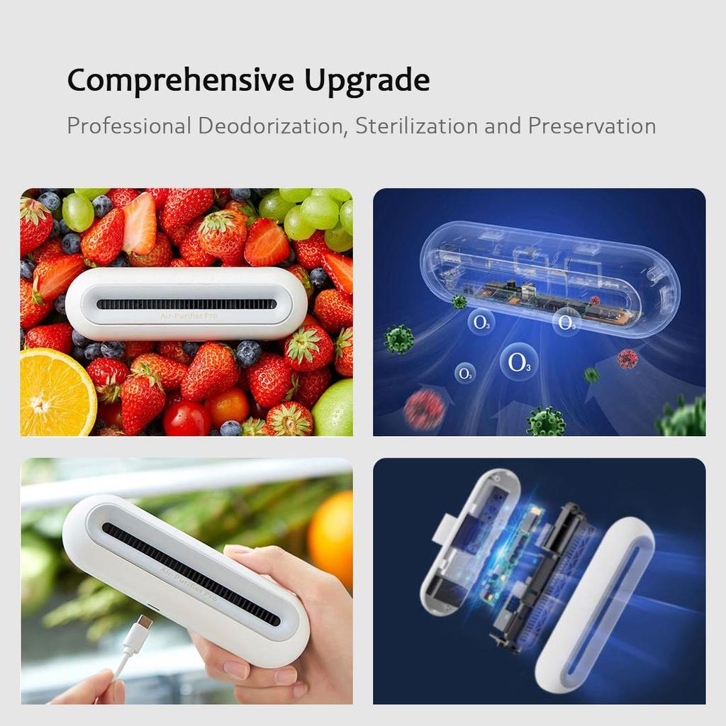 EraClean Холодильник Дезодорирующий Стерилизатор Озоновый Очиститель Кухня Домашняя Работа с Приложением Mijia