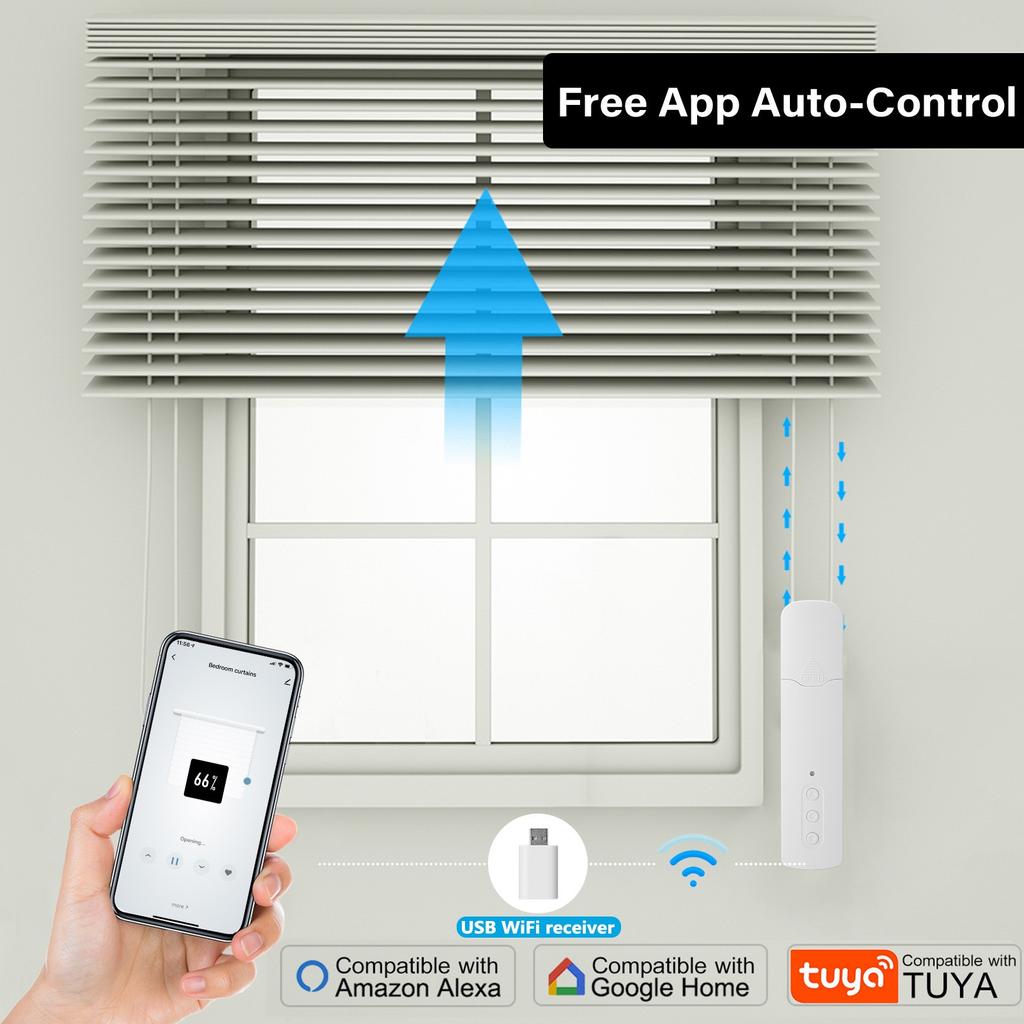 Умный электрический мотор для штор Tuya Zigbee, цепь, рулонные шторы, шнур, система переключателей для штор с бусинами для голосового управления Alexa, Google Home
