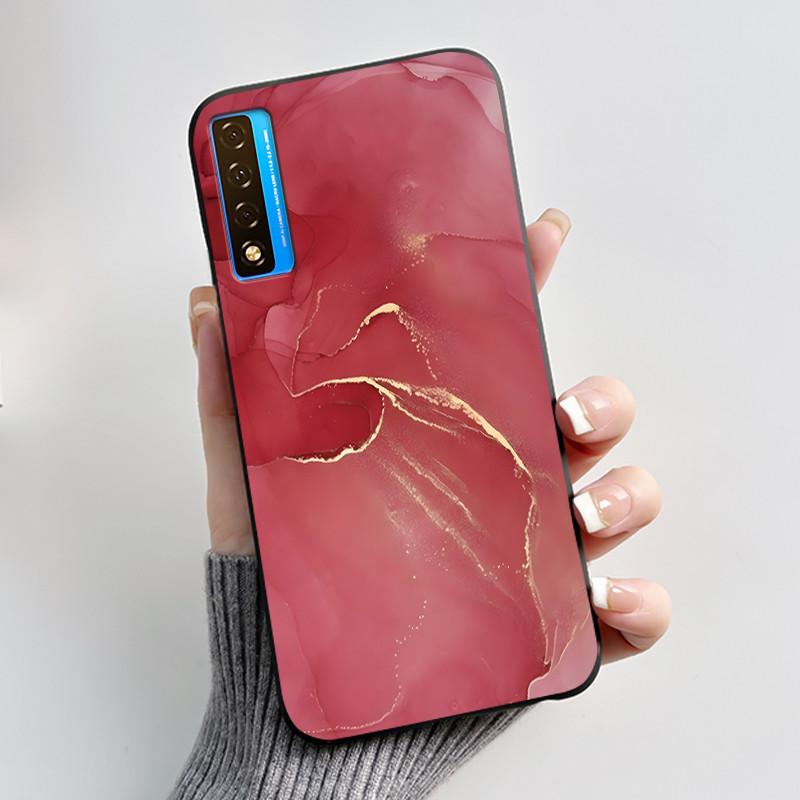 New Casing For TCL 20 5G 20S 20L 20L+ Flower Pattern Shockproof Cover For TCL 20 SE Fashion Cartoon Design Soft Black Case