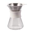 Hario Glass Coffee Maker Practical 400ml White Made In Japan S-GCM-40-W