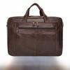 Мужской кожаный портфель и сумка Jiameida Retro 17 дюймов