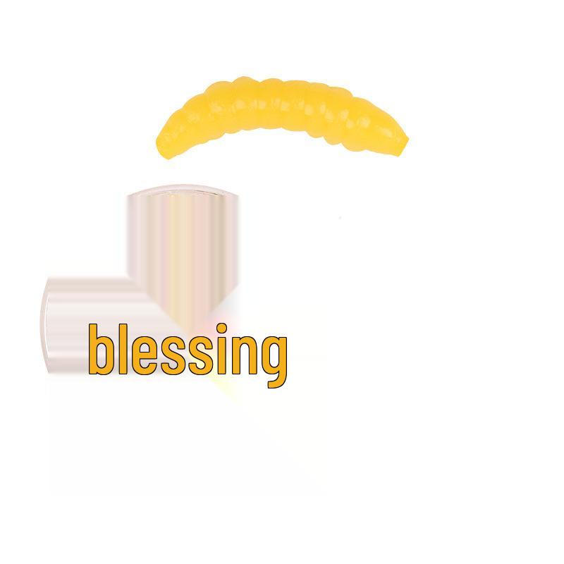 Динамичная мягкая приманка-опарыш, плавающая: Вкус белой кукурузы, Запах красного червя