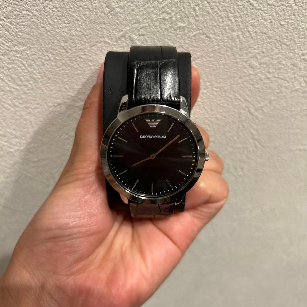 Used EMPORIO ARMANI Analog Watch Black