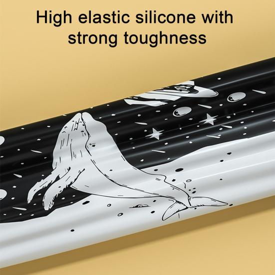 Шапочка для плавания Высокая эластичность Без ограничений Удобная в носке Двусторонняя печать Водонепроницаемая силиконовая шапочка для плавания Кудрявая Короткая