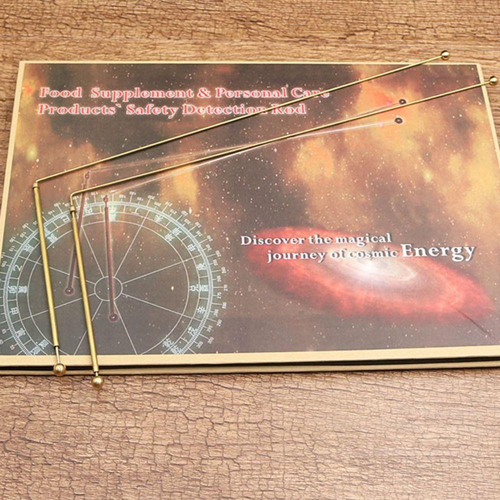 2Pcs Professional Dowsing Rods Adjustable Divination Rod Soul Communication