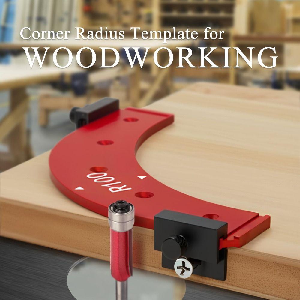 R100 R150 R200 R250 R300 Corner Routing Guide Aluminium Zinc Zinc Alloy Radius Jig Arc Mold  Trimming Machine