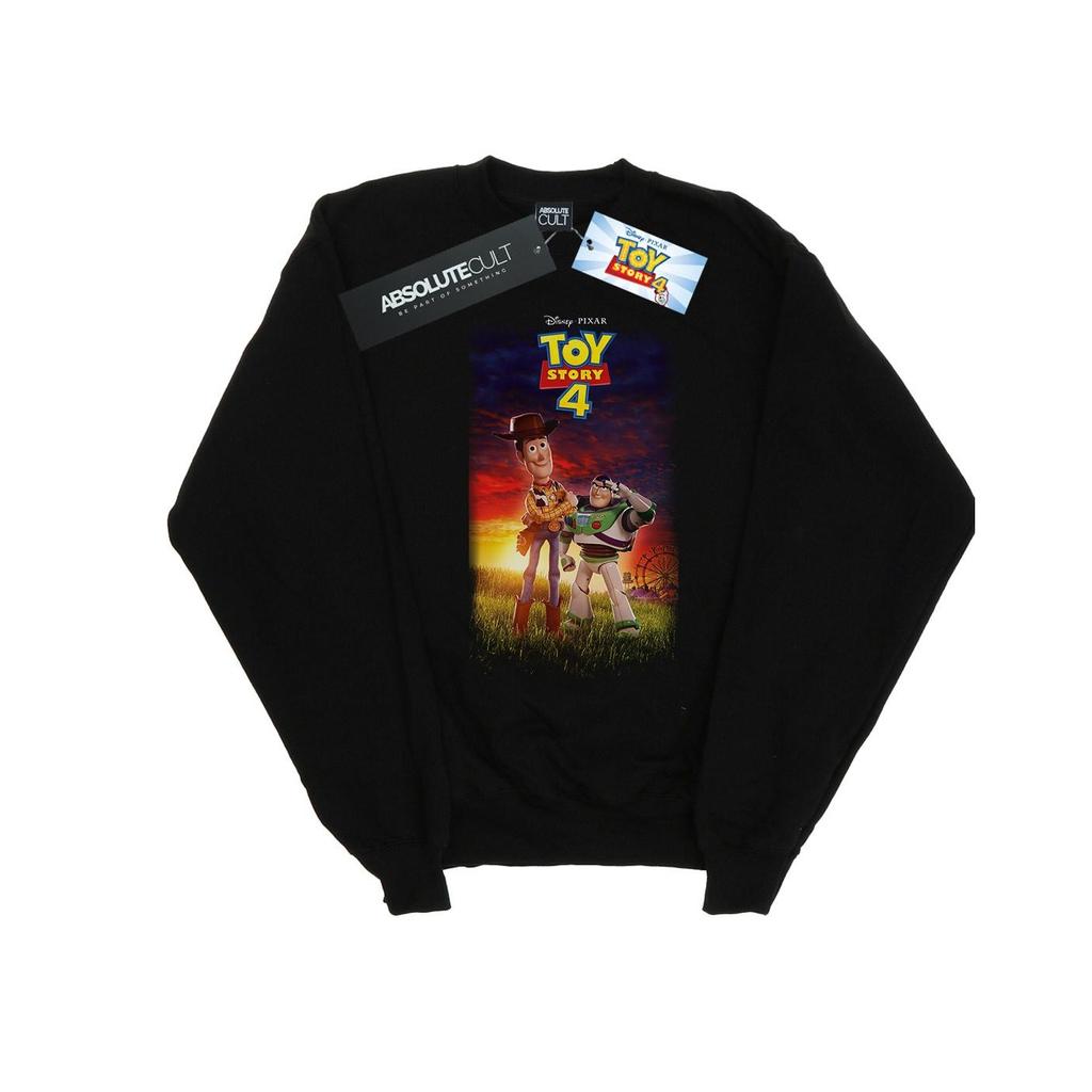 Disney Mens Toy Story 4 Buzz And Woody Poster Sweatshirt