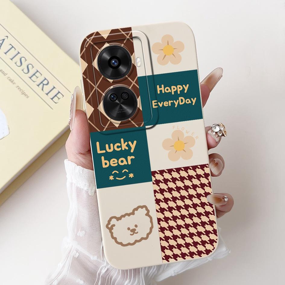 Nova 12 SE Case For Huawei Nova 12 SE Cover 2024 Fashion Painted Liquid Silicone Anti-Fall Protective Bumper For Nova 12SE Funda