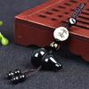 Weave Rope Bag Charms with Black Red Beads Car Key Ring Gourd Pendant Keychain  DIY Accessories