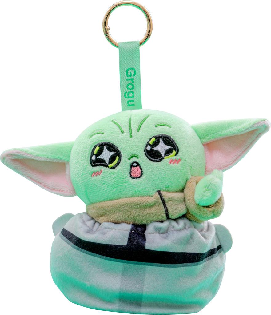 Hot Toys ZAKKA Cosby Plush Toy Star WarsGrogu: Cutest In the Galaxy Grogu (Mandalorian Helmet)