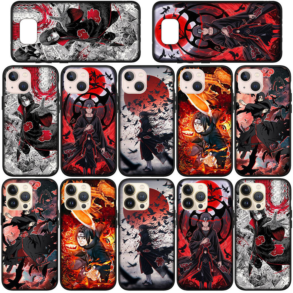 Phone Case for iPhone 17 15 16 Plus Xiaomi Poco X7 X6 F8 F7 M8 C85 C75 Redmi Note 14 12 11 13 Pro Max A4 14C 13C 15C Funda Uchiha Itachi Narutos Cover