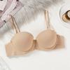 Seamless Push Up Bra for Women Underwire Steel Ring Round Cup Quality Girls Basic Bra Skin-friendly Sexy Bralette Bras