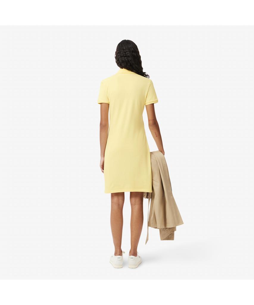 Женское мини-платье-поло Lacoste приталенного кроя из мини-пике Ef5473-55G 107