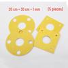 yellow 20x30cm 1mm (5 pcs)