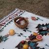 Этническое одеяло Коврики для кемпинга и пикников Дорожные коврики с кисточками Снаряжение для кемпинга