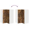 PORTO Wall Corner Cabinet Smoked Oak 57 x 57 x 80 cm