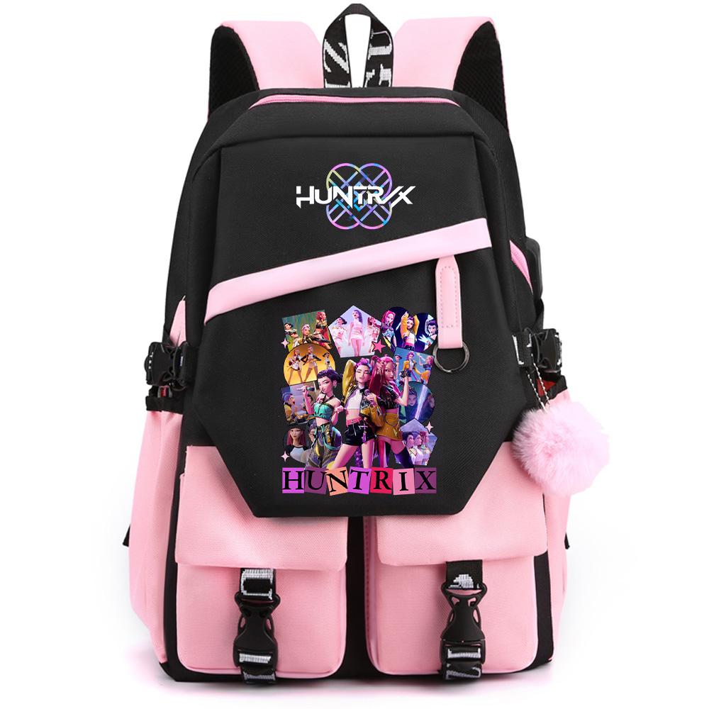 Anime Demon Hunters Printed Large Capacity Backpack for Teenger Student Girl Boy Schoolbag Bookbag Women Waterproof Travel Bag Gift