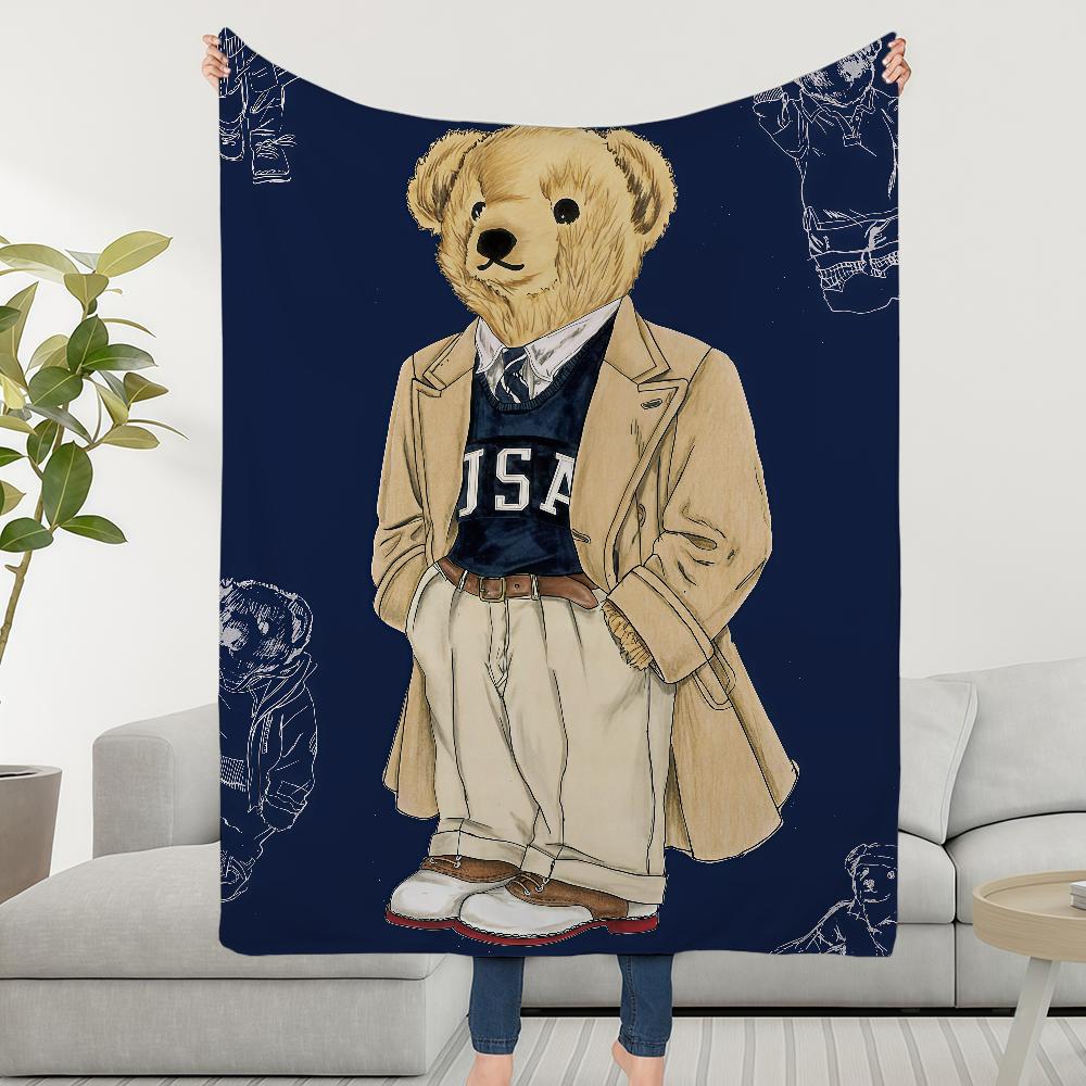 Blanket Throw Super Cosy Plush Living Room Brand Luxury Sofa Bears Couch Childish Birthday Gifts