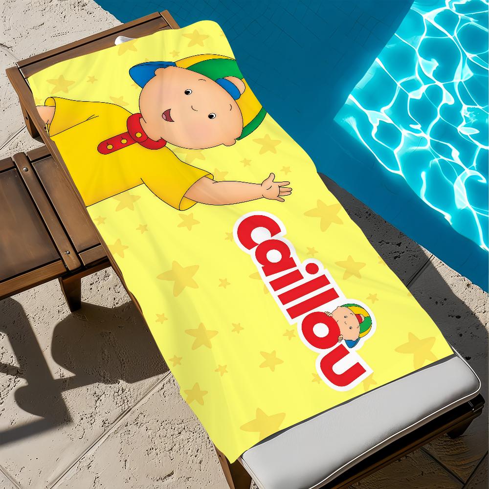 Cute Towel Beach Bath Quick-Drying Lightweight Portable C-CaillouS-ES Sauna Camping Swim Cartoon Pool Travel
