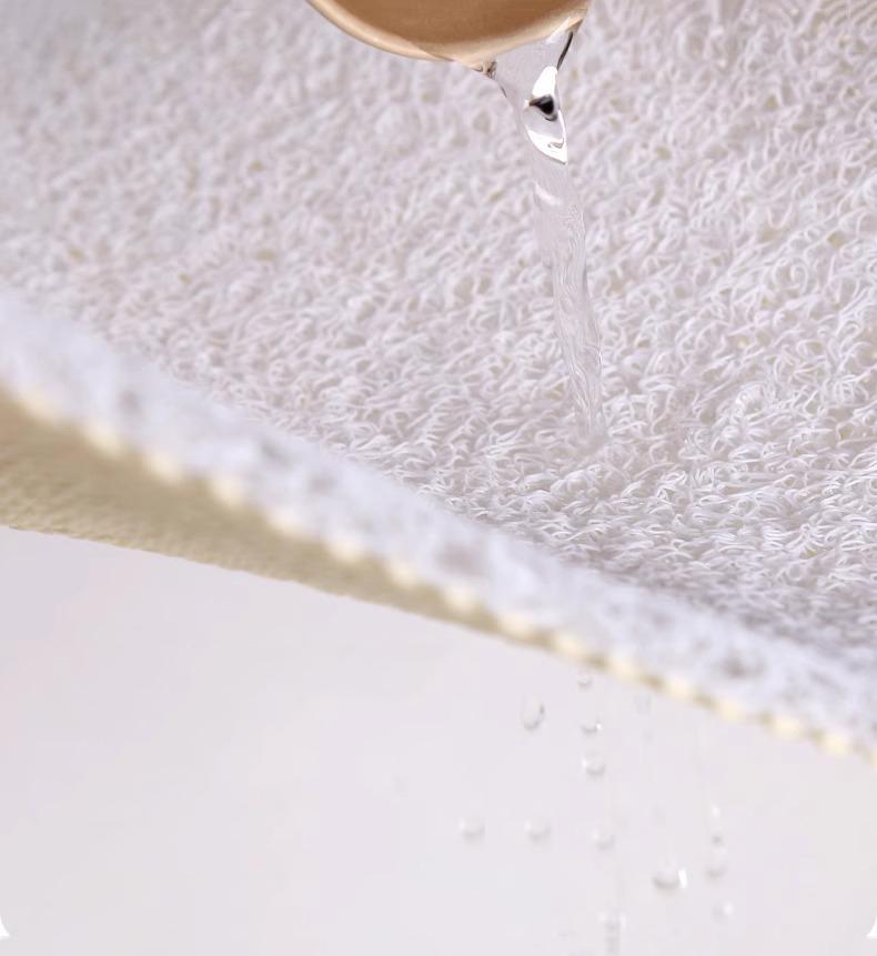 Коврик для душа и ванной комнаты Полное покрытие Полый Силиконовый Кольцевой Нескользящий Противоскользящий Коврик Дренаж Водонепроницаемый Легко чистить Для дома