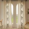 Европейские классические цветочные светонепроницаемые прозрачные шторы для балкона, гостиной, спальни, эркерного окна