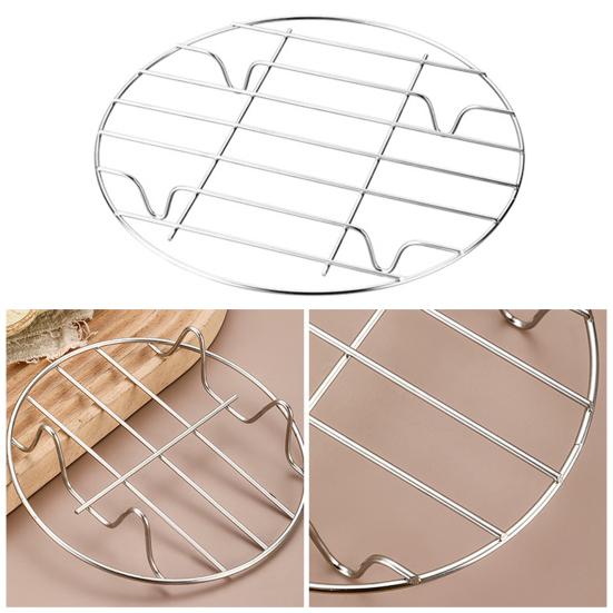 Пароварка для плиты для разогрева еды Принадлежность к кастрюле из нержавеющей стали Тренога Изолированная подставка для пара Лоток для хлеба Многофункциональный кухонный аксессуар