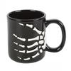 Bats And Bones Skeleton Hand Mug
