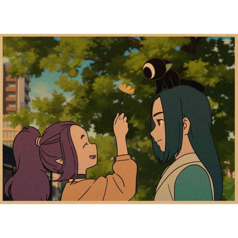 Luo Xiaohei Anime Retro Poster - Decorative Wall Art for Cafe, Bar, or Restaurant