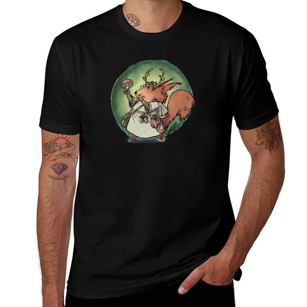 Cute Rpg Druid Shaunisex Tshirt Festival Short Sleeve Tshirt