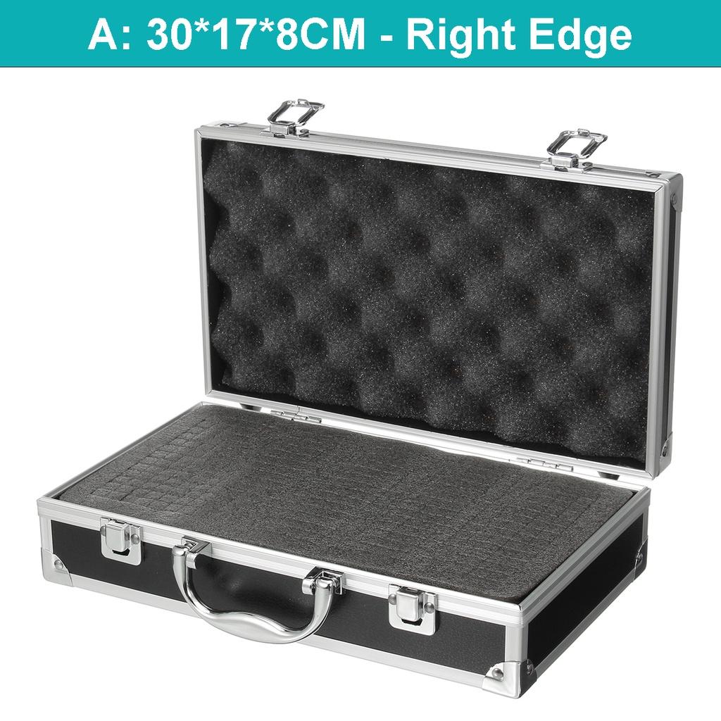 Алюминиевый ящик для инструментов Портативное оборудование для обеспечения безопасности Чемодан для инструментов Чемодан Открытый автомобильный комплект Коробка Многофункциональный профильный ящик для инструментов