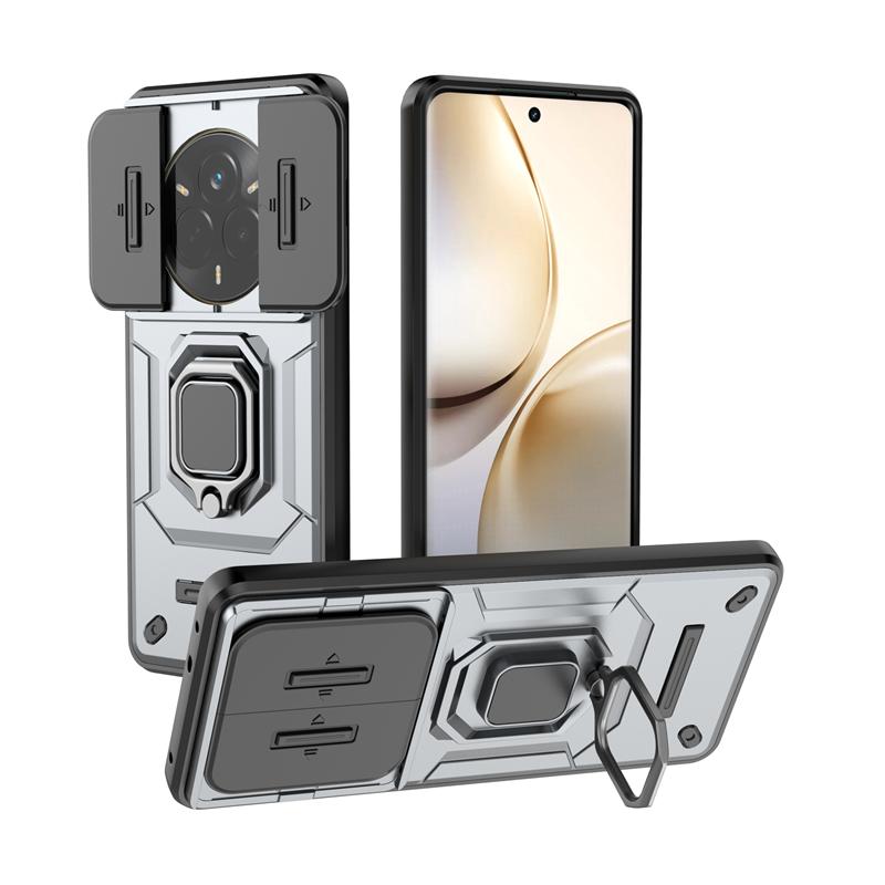 Для OPPO Realme 14 Pro 5G Чехол Противоударная Броня Автомобильный Держатель Магнитное Кольцо Крышка Для Realme 14 Pro+ Plus Защита Камеры Funda