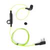 2 Way Earphone PTT Mic 2 Pin Walkie Talkie Earphones Noodle Headphone Cord for Kenwood Baofeng