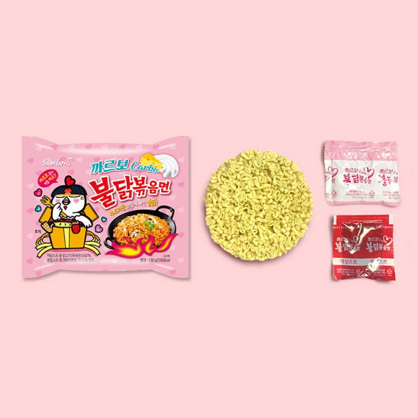 Samyang Рамен со вкусом курицы Carbo в пакете 130 г (4 упаковки)